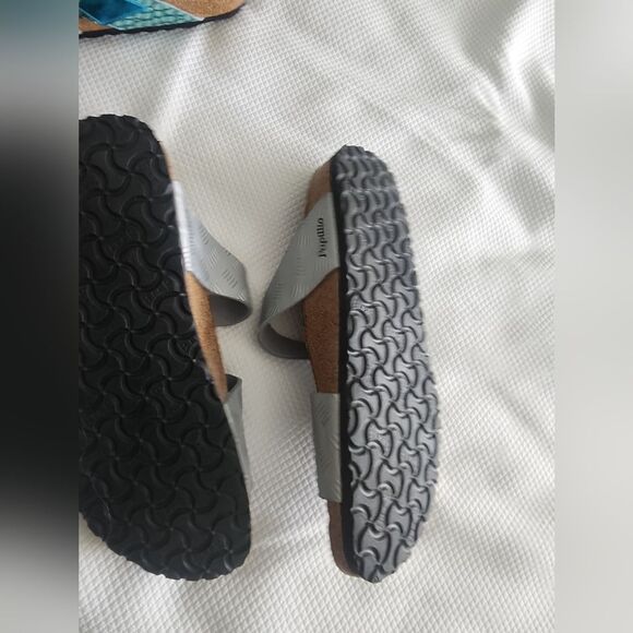 Papillio Birkenstock Gray Triple-Buckle Sandals - Picture 7 of 7